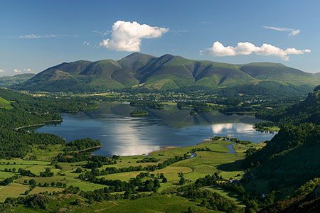 Derwentwater and Skiddaw
